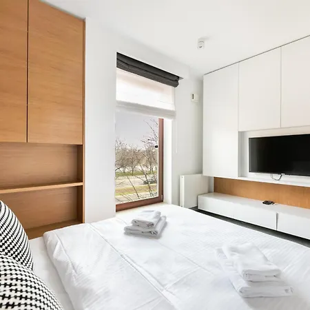 Solec Cristal Home Apartment Warschau Exterior foto